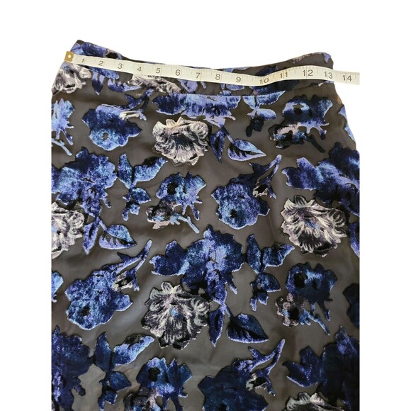 XXI Forever 21 Whimsigoth Velvet Burnout Maxi Skirt Juniors Small Fairy Grunge - Picture 7 of 11